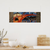 Yoshitsune and Benkei Poster (Küche)