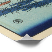 Yoshiwara, Japan: Vintage Holzblock-Printwerbung Poster (Ecke)