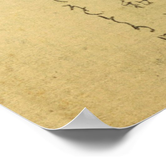 Yoshiwara Sparrow Poster (Ecke)