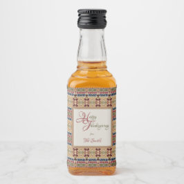 Yoskolo Erntedank Alkoholflaschenetikett