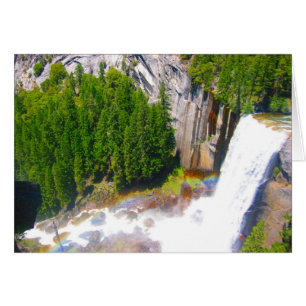 yosmische Felle mit Regenbogen