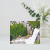 yosmische Felle mit Regenbogen Postkarte (Stehend Vorderseite)