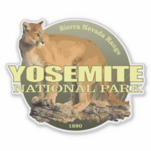 Yosmite NP (Berglöwe) GEWICHT Aufkleber