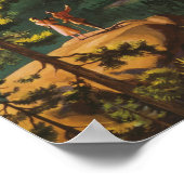 Yosmite Vintage Plakat (Ecke)