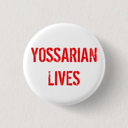 Yossarian Leben Button (Vorderseite)