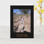 Yossarian - Legends Card Karte (Gelbe Blume)