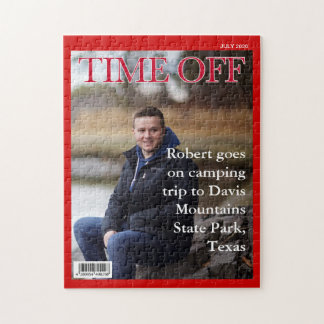 YOTEXT, FOTO, Fun Fake News Magazine Cover, Puzzle