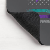 You American Flag Suicide Prevention Awareness Mousepad (Ecke)