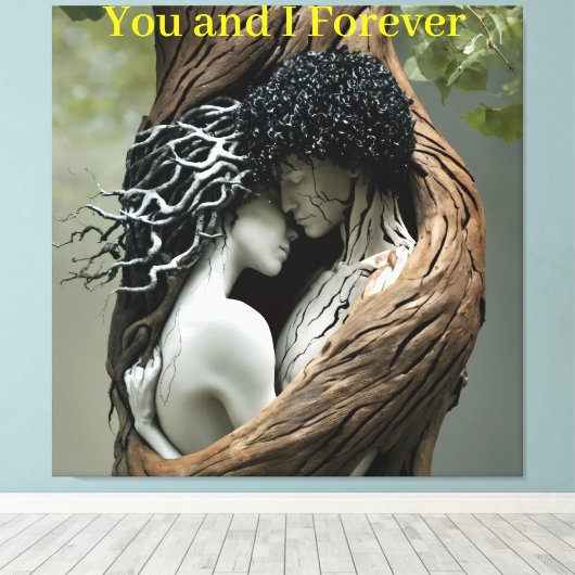 You and I Forever Leinwanddruck (Insitu (Holzboden))