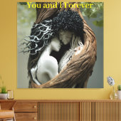 You and I Forever Leinwanddruck (Insitu (Wohnzimmer))