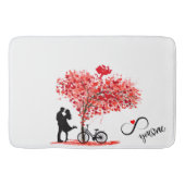 You and Me, and Cupid Bath Mat Badematte (Vorderseite)
