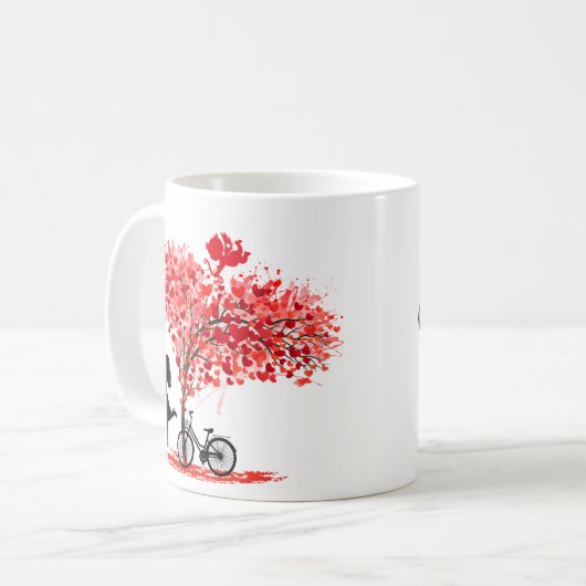 You and Me, and Cupid Mug Kaffeetasse (Vorderseite Links)