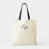 You and Me, and Cupid Tote Bag Tragetasche (Rückseite)