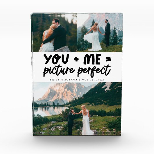 You and Me Picture Perfect Frischvermählte  Fotoblock (Vorderseite)
