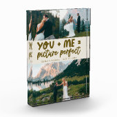 You and Me Picture Perfect Newlywed Cream Fotoblock (Links)