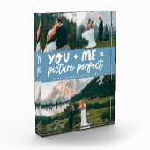 You and Me Picture Perfect Newlywed Denim Blue Fotoblock (Links)