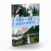 You and Me Picture Perfect Newlywed Icy Blue Fotoblock (Links)