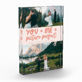 You and Me Picture Perfect Newlywed Peach Fotoblock (Links)