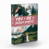 You and Me Picture Perfect Newlywed Pink Fotoblock (Links)