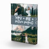You and Me Picture Perfect Newlywed Slate Blue Fotoblock (Rechts)