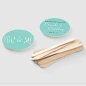 You and Me Wedelsuite Dusche Empfang Party Fächer (Non-assembled)