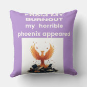 You are a phoenix rising kissen (Rückseite)