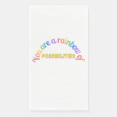 You are a rainbow serviette (Vorderseite)