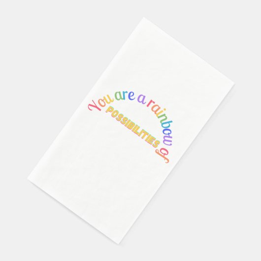 You are a rainbow serviette (Ecke)