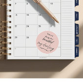 You Are Altogether Beautiful My Darling Christian  Runder Aufkleber