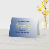 You Are Amazing Karte (Gelbe Blume)