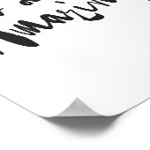 You are amazing Minimalist Motivational Inspired Poster (Ecke)