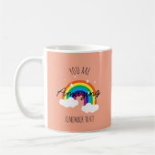 You Are Amazing - Peach Kaffeetasse (Links)