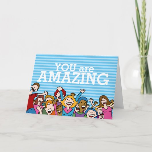 You are amazing teamwork Greeting Card Karte (Vorderseite)