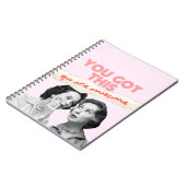 You are Awesome Pink Notebook Notizblock (Linke Seite)