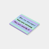 You are Beautiful Post-it Klebezettel (angewinkelt)