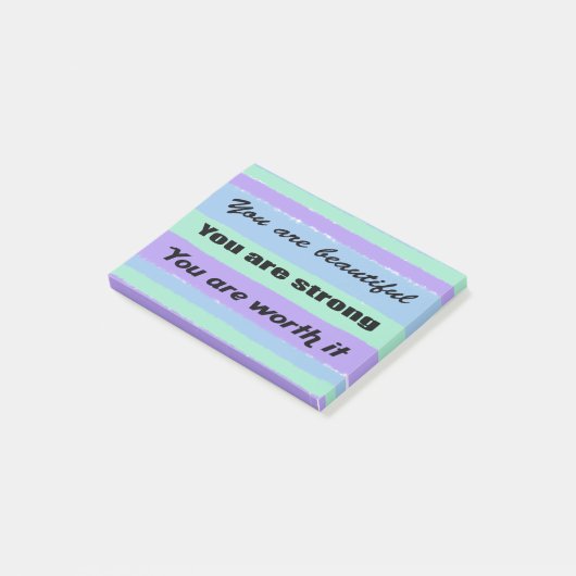 You are Beautiful Post-it Klebezettel (angewinkelt)