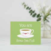 You are Beautiful Postkarte (Stehend Vorderseite)