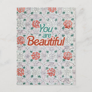 You are Beautiful Postkarte