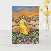 You are bigger than any problem karte (Gelbe Blume)