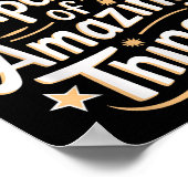 You Are Capable Of Amazing Things Poster (Ecke)