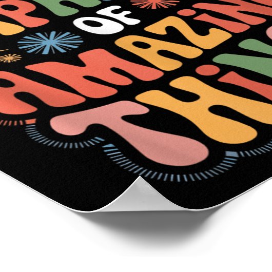 You Are Capable Of Amazing Things  Poster (Ecke)