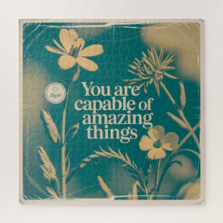 You Are Capable Of Amazing Things Puzzle