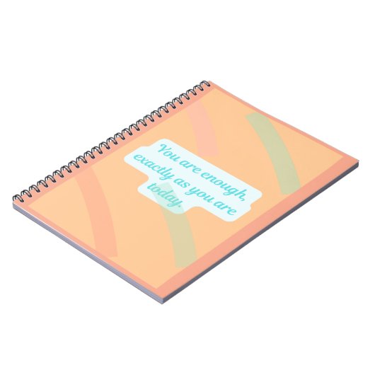You Are Enough – Gentle Reminder Journal Notizblock (Linke Seite)