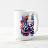 You Are Enough — Inspirational Affirmation Mug Kaffeetasse (VorderseiteRechts)