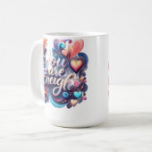 You Are Enough — Inspirational Affirmation Mug Kaffeetasse (Vorderseite Links)