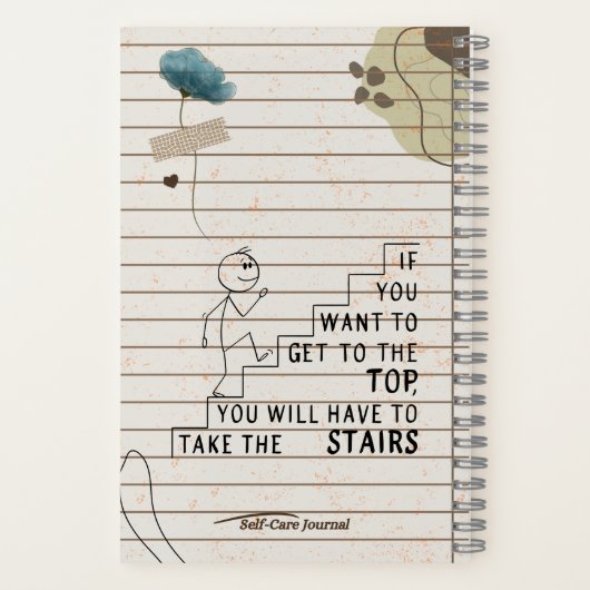 You Are Enough | Motivational Notebook Notizblock (Rückseite)