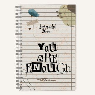 You Are Enough | Motivational Notebook Notizblock