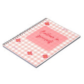 You Are Enough" Pink Motivational Journal   Notizblock (Linke Seite)