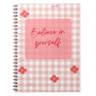 You Are Enough" Pink Motivational Journal Notizblock