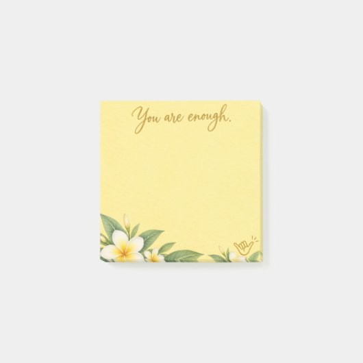 You Are Enough Post-it Notizen (Vorderseite)